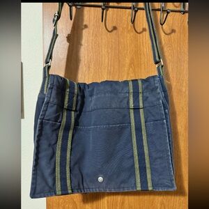 Hermes Navy and Olive laptop bag